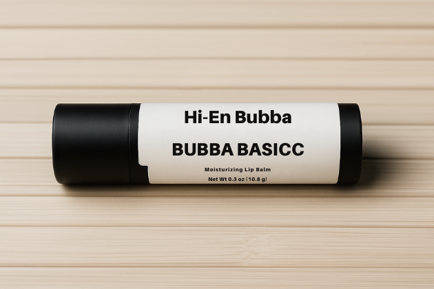 Hi-En Bubba Moisturizing Lip Balm – BASICC – Lavender (0.38 oz / 10.8 g)