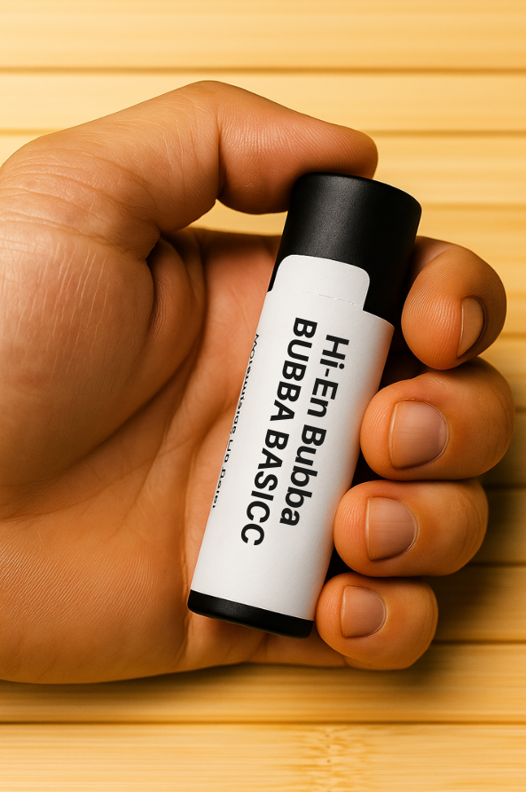 Hi-En Bubba Moisturizing Lip Balm – BASICC – Lavender (0.38 oz / 10.8 g)